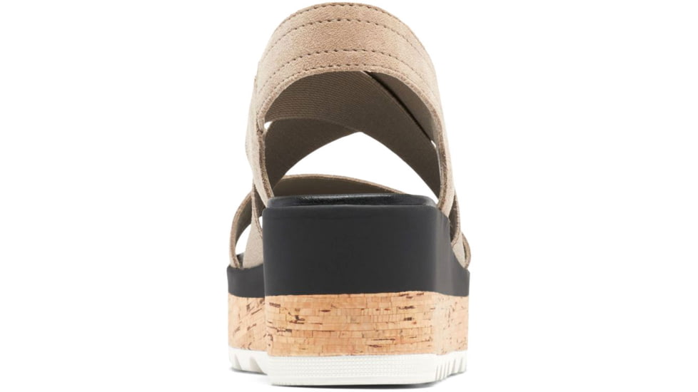 Sorel Cameron Flatform Slingback Sandals - Womens, Omega Taupe/Sea Salt, 8.5 US, 1999121-264-8.5
