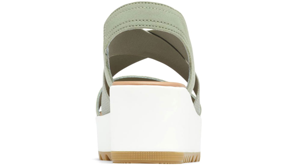 Sorel Cameron Flatform Slingback Sandals - Womens, Safari/Sea Salt, 7.5 US, 1999121-348-7.5