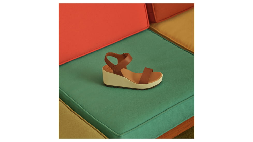 Sorel Cameron Wedge Sandal - Womens, Velvet Tan, 8.5 US, 1943671-242-8.5