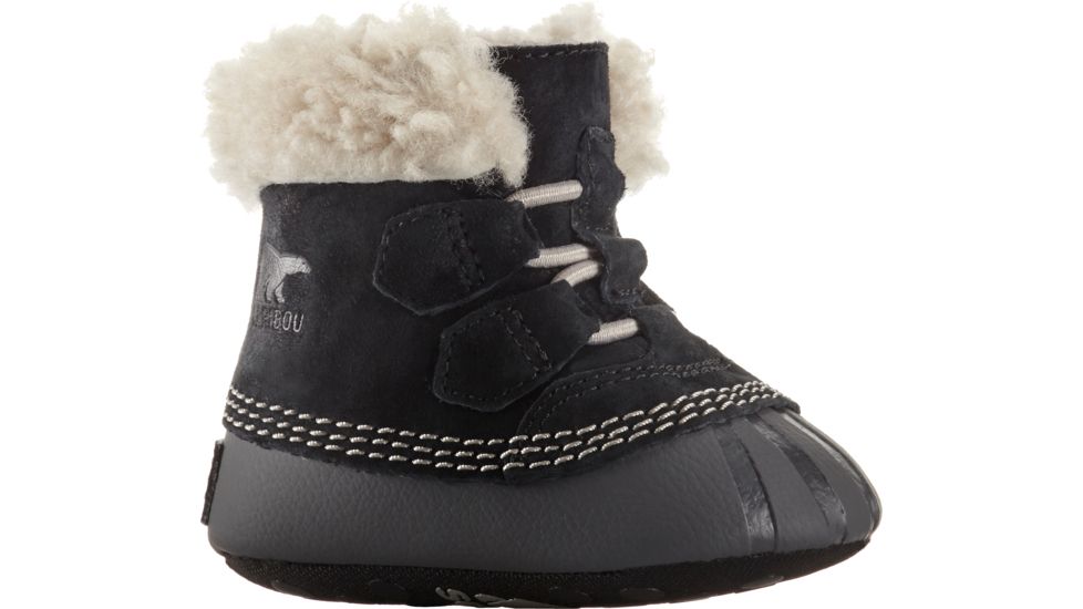 Sorel Caribootie Winter Boot - Kid's-Black/Kettle-2 Infant