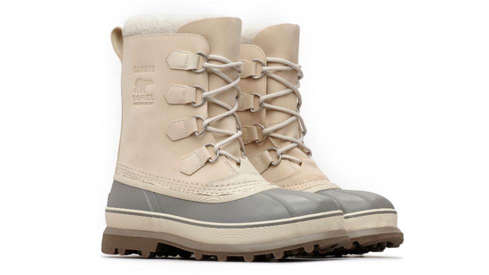 Sorel Caribou Boot - Men's, Oatmeal, Quarry, 9.5, 1002871241-9.5