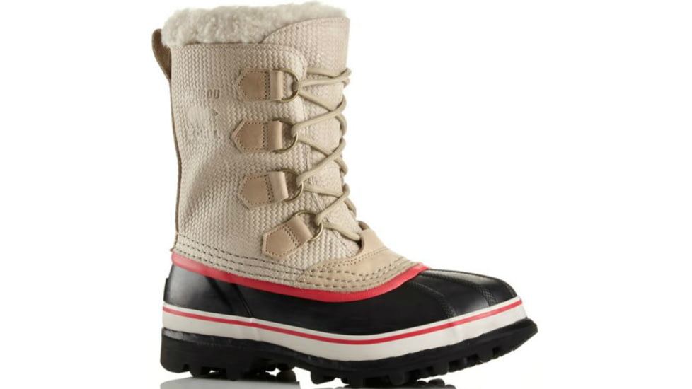 Sorel Caribou Herringbone Winter Boot - Women's-British Tan-Medium-6