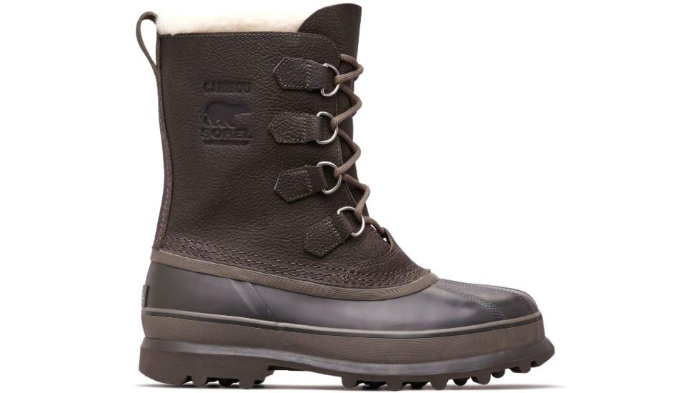 Sorel Caribou Wool Boot - Men's, Quarry, Buffalo, 12, 1308781052-12