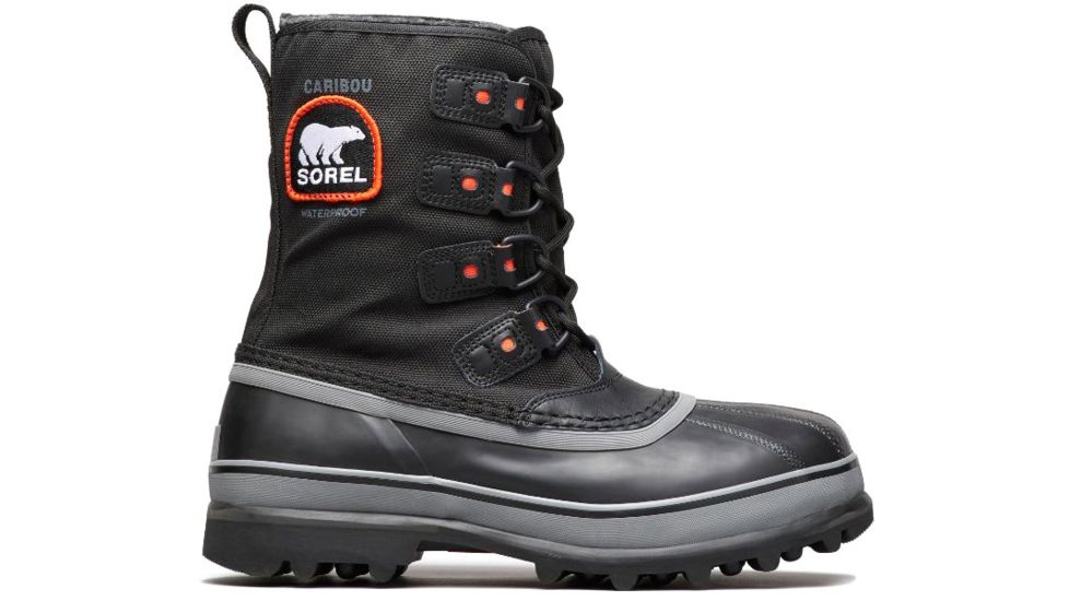 Sorel Caribou XT Boot - Men's, Black, Shale, 7, 1575471010-7