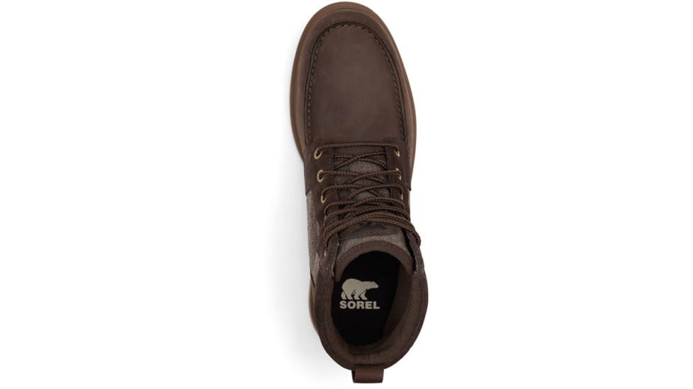 Sorel Carson Moc Waterproof Boot - Mens, Blackened Brown, Khaki II, 13, 2009711-205-13