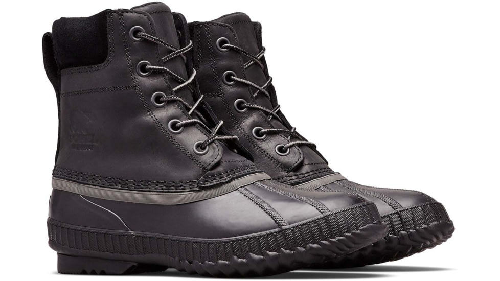 Sorel Cheyanne II Lace Duck Boot - Mens, Black/Black, 7.5 US, 1750241010-7.5