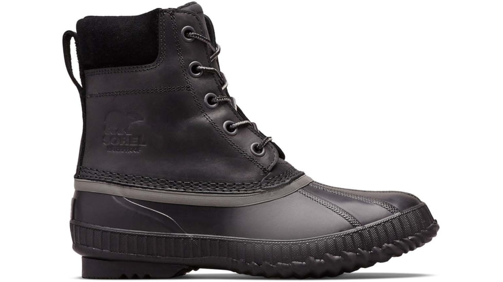 Sorel Cheyanne II Lace Duck Boot - Mens, Black/Black, 7 US, 1750241010-7