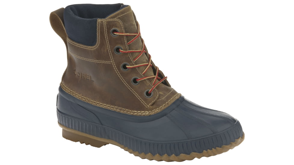 Sorel Cheyanne Lace Full Grain Leather Winter Boot - Men's-Curry/Total Eclipse-8 US