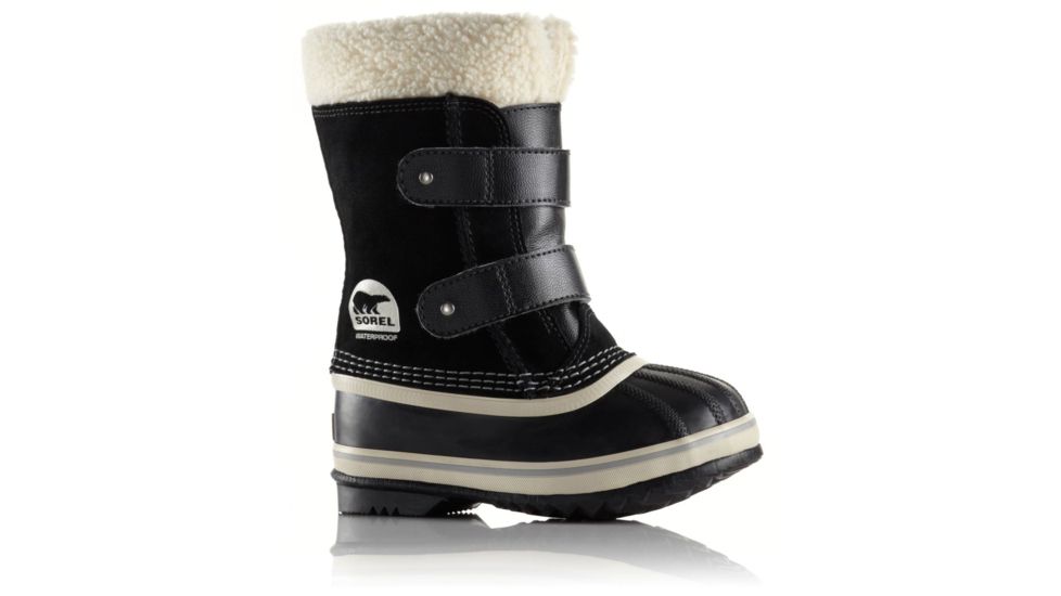 Sorel Childrens 1964 Pac Strap Boot, Black, 12, 1638011010-12