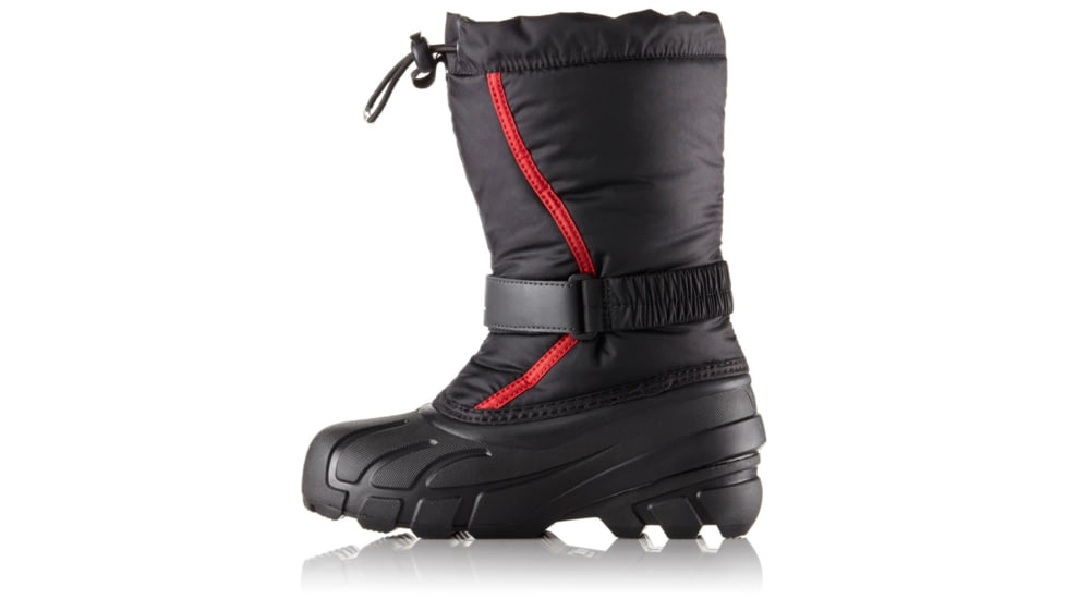 Sorel Childrens Flurry Boot, Black, Bright R, 12, 1638082015-12