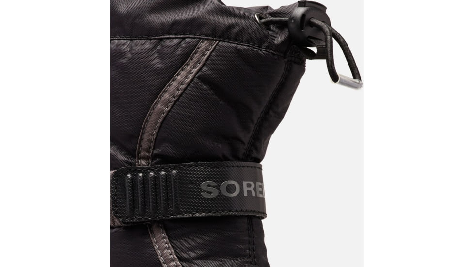 Sorel Childrens Flurry Boot, Black, City Gre, 12.5, 1638082016-12.5