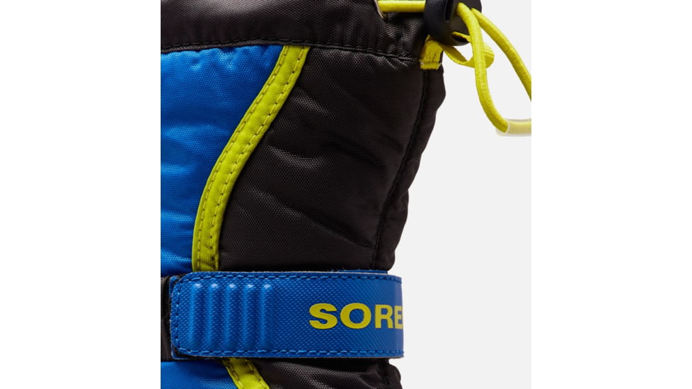 Sorel Childrens Flurry Boot, Black, Super Bl, 9, 1638082014-9