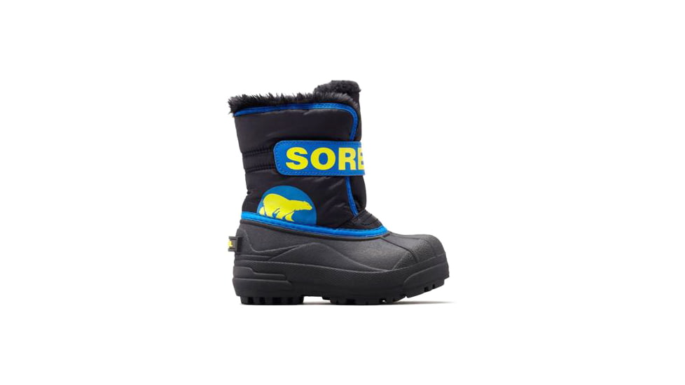 Sorel Childrens Snow Commander Winter Boot, Black, Super Bl, 12.5, 1638111011-12.5