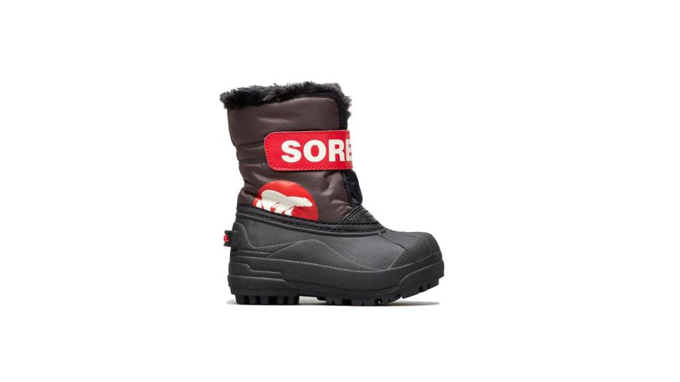 Sorel Childrens Snow Commander Winter Boot, Dark Grey, Brig, 13, 1638111089-13