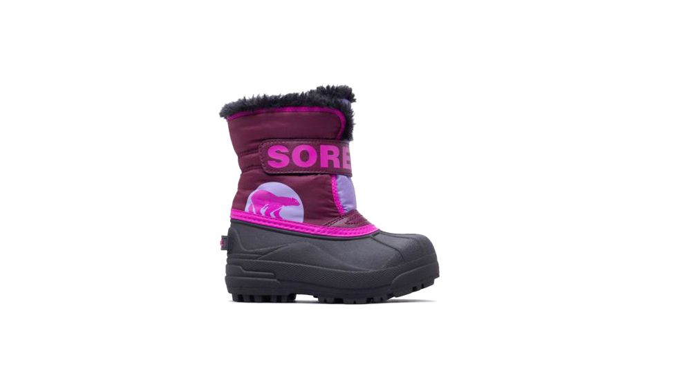 Sorel Childrens Snow Commander Winter Boot, Purple Dahlia,, 12, 1638111562-12