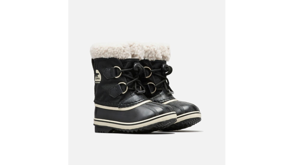 Sorel Childrens Yoot Pac Nylon Boot, Black, 9, 1638022010-9