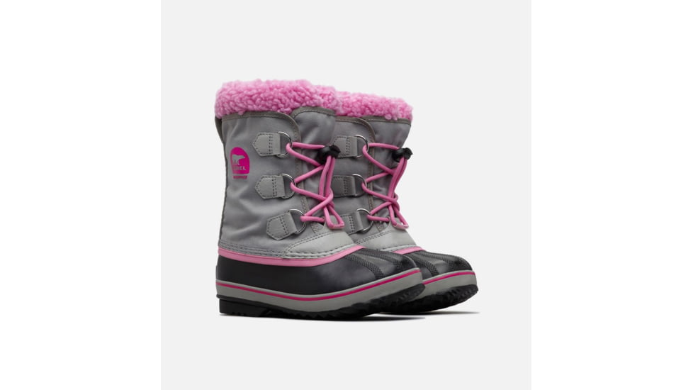Sorel Childrens Yoot Pac Nylon Boot, Chrome Grey, Or, 8, 1638022061-8