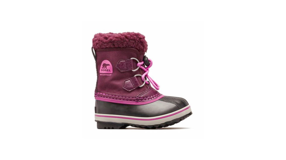 Sorel Childrens Yoot Pac Nylon Boot, Purple Dahlia,, 8, 1638022562-8