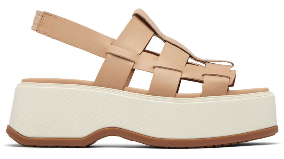 Sorel Dayspring Slingback Sandal - Womens, Honest Beige/Chalk, 6, 2069751-246-6