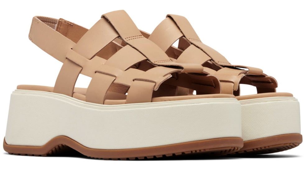 Sorel Dayspring Slingback Sandal - Womens, Honest Beige/Chalk, 6, 2069751-246-6