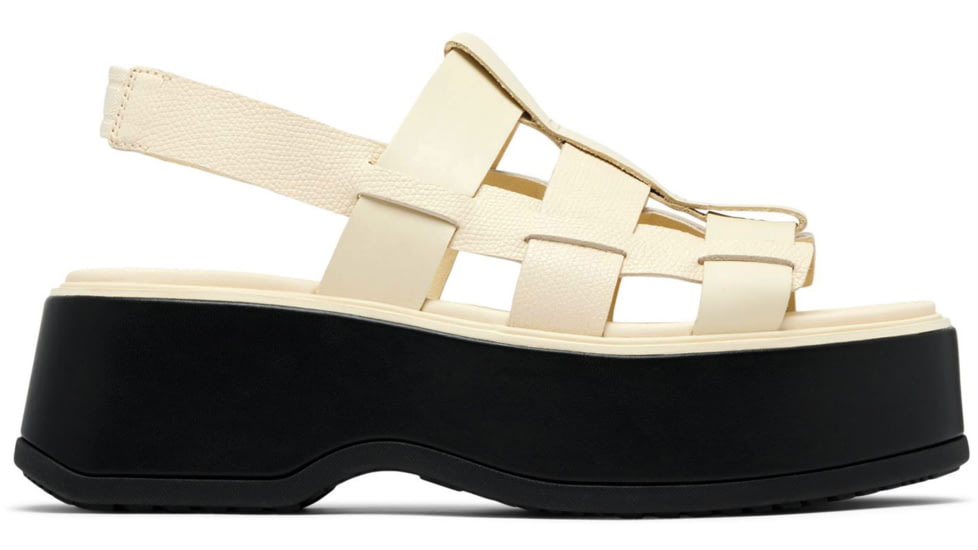 Sorel Dayspring Slingback Sandal - Womens, Honey White/Black, 11, 2069751-292-11