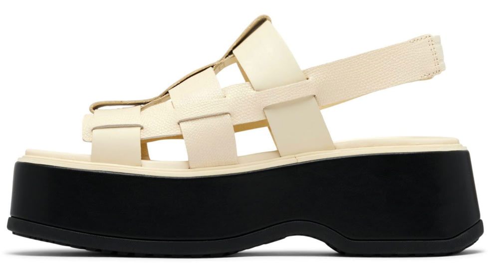 Sorel Dayspring Slingback Sandal - Womens, Honey White/Black, 11, 2069751-292-11