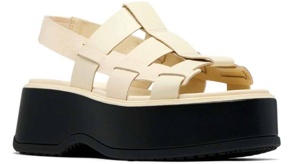 Sorel Dayspring Slingback Sandal - Womens, Honey White/Black, 11, 2069751-292-11
