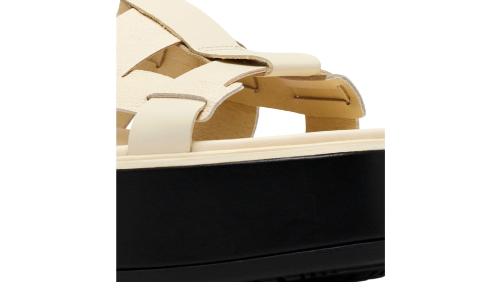 Sorel Dayspring Slingback Sandal - Womens, Honey White/Black, 11, 2069751-292-11