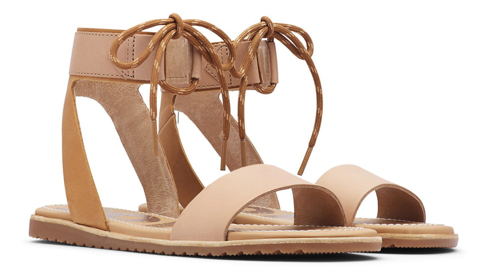 Sorel Ella Ankle Lace Sandal - Womens, Honest Beige, 6.5 US, 1897261-246-6.5
