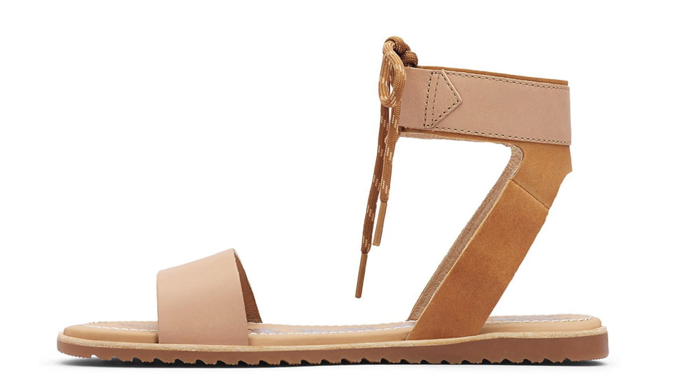 Sorel Ella Ankle Lace Sandal - Womens, Honest Beige, 6.5 US, 1897261-246-6.5