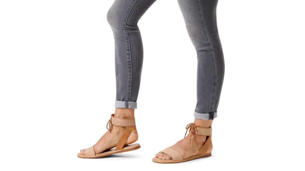 Sorel Ella Ankle Lace Sandal - Womens, Honest Beige, 6.5 US, 1897261-246-6.5