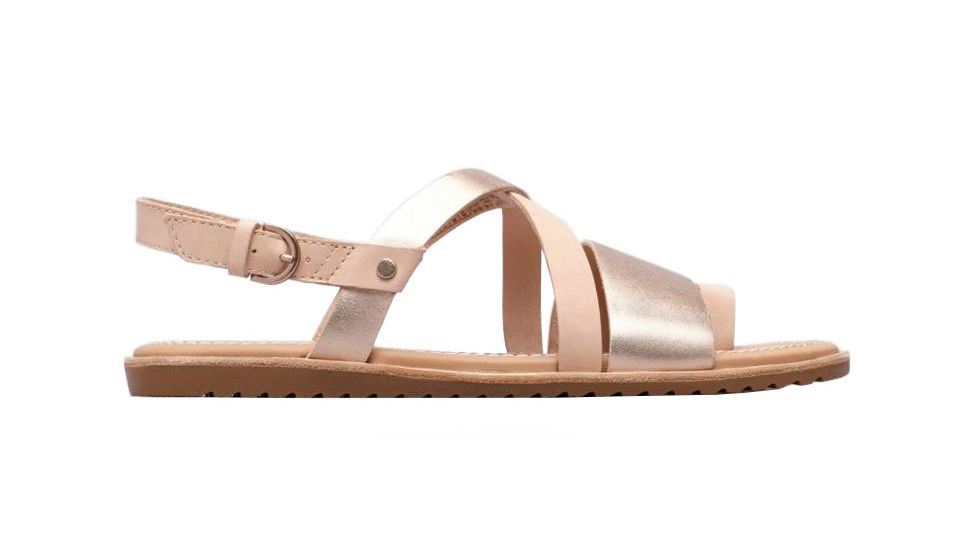 Sorel Ella Criss Cross Casual Sandals - Womens, Natural Tan, 8-5, 1848001257-8-5