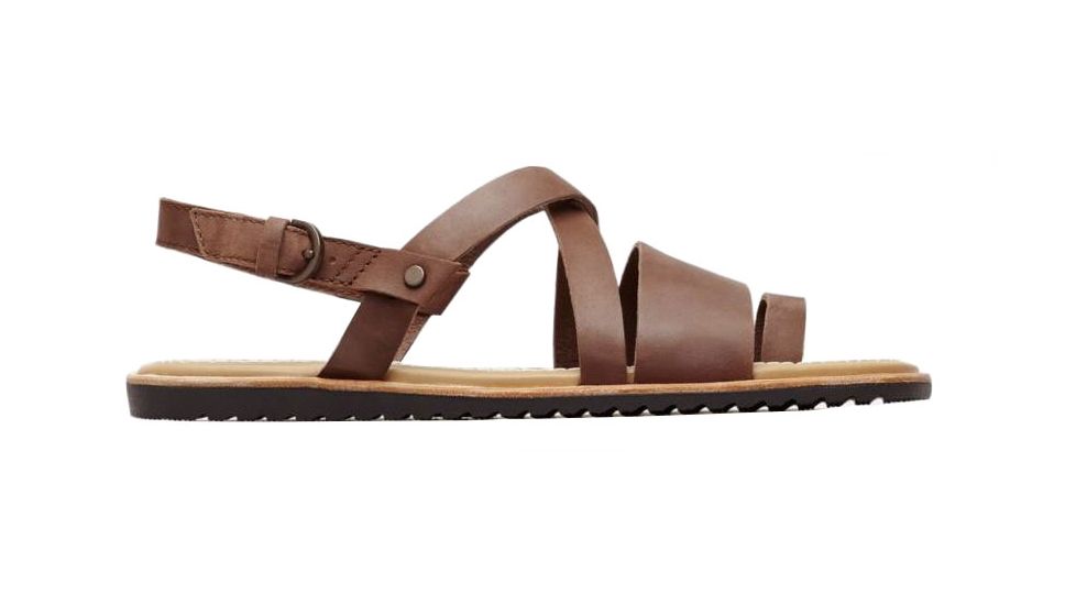 Sorel Ella Criss Cross Casual Sandals - Womens, Tobacco, 8-5, 1841301256-8-5