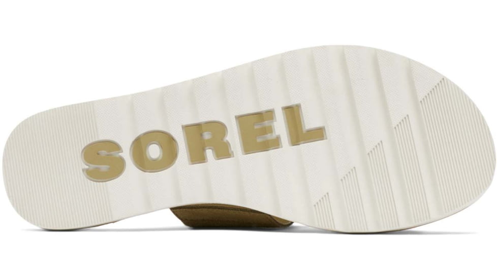 Sorel Ella II Slide Sandals - Womens, Olive Shade/Chalk, 8 US, 1999311-358-8
