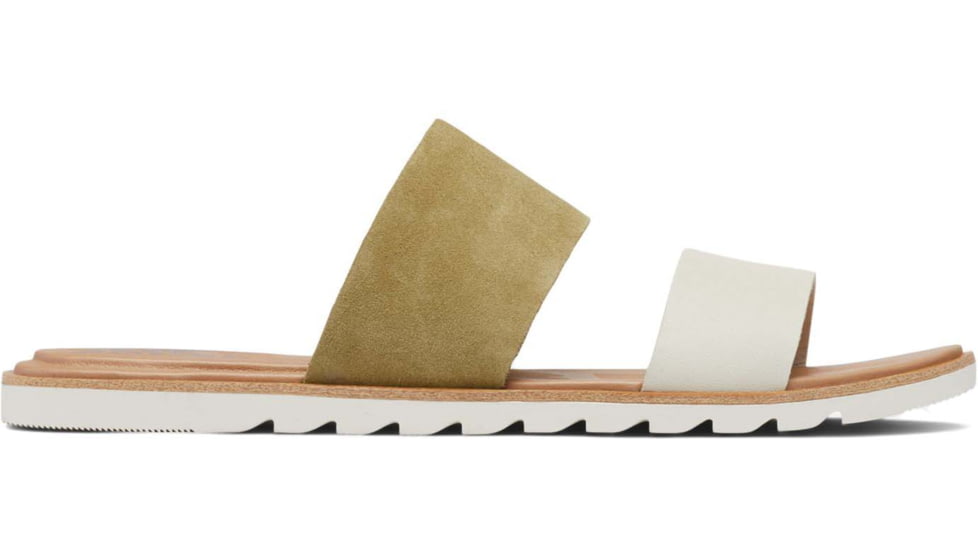 Sorel Ella II Slide Sandals - Women's, Olive Shade/Chalk, 10 US, 1999311-358-10