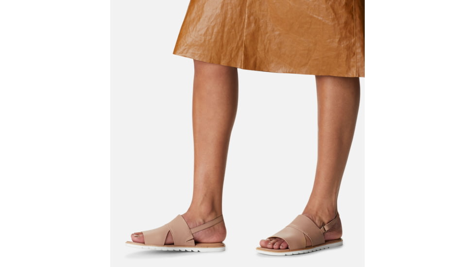 Sorel Ella II Slingback Sandals - Womens, Honest Beige/Sea Salt, 8.5 US, 1997961-246-8.5