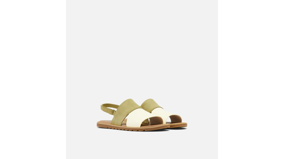 Sorel Ella II Slingback Sandals - Womens, Olive Shade/Chalk, 7 US, 1999341-358-7