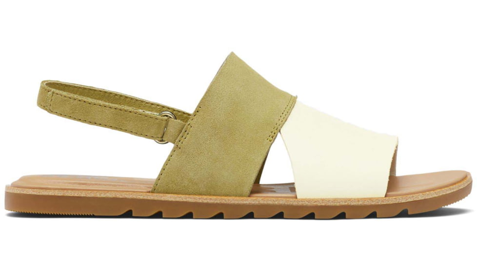 Sorel Ella II Slingback Sandals - Womens, Olive Shade/Chalk, 7 US, 1999341-358-7