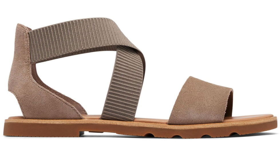 Sorel Ella III Sandal - Womens, Ash Brown/Gum 2, 6.5, 2069701-240-6.5