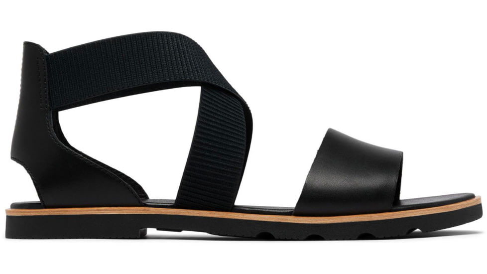 Sorel Ella III Sandal - Womens, Black/Black, 9, 2069701-010-9