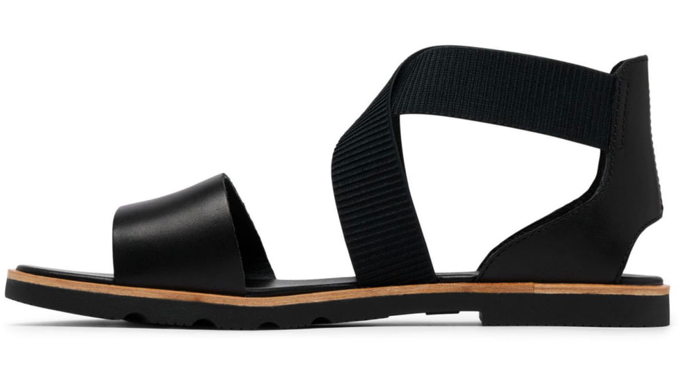 Sorel Ella III Sandal - Womens, Black/Black, 9, 2069701-010-9