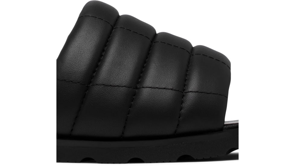 Sorel Ella III Slide - Womens, Black/Black, 7, 2069711-010-7