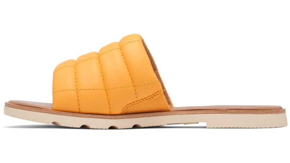 Sorel Ella III Slide - Womens, Yellow Ray/Honey White, 5.5, 2069711-756-5.5