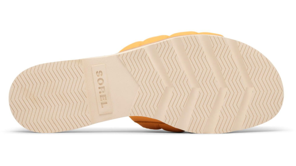 Sorel Ella III Slide - Womens, Yellow Ray/Honey White, 5.5, 2069711-756-5.5
