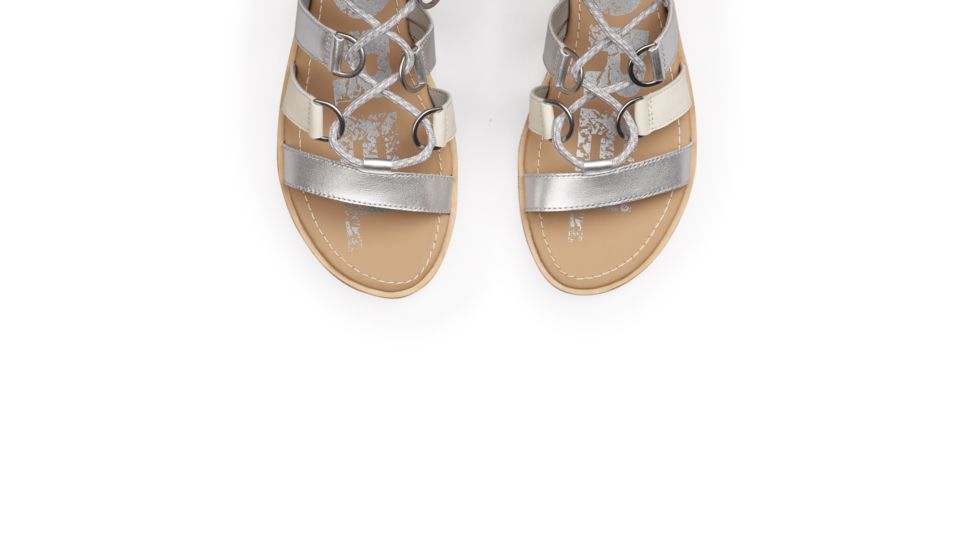 Sorel Ella Lace Up Casual Sandals - Womens, Sea Salt, 9.5, 1848651125-9.5