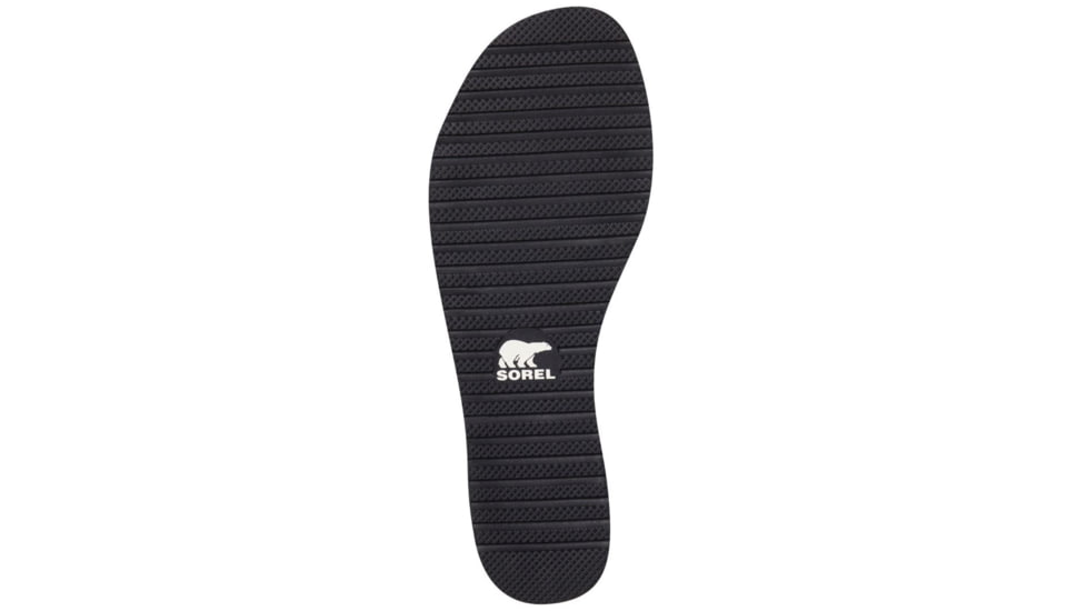 Sorel Ella Lace Up Leather Sandal, Womens, Black, 11 US, 1787591010-11