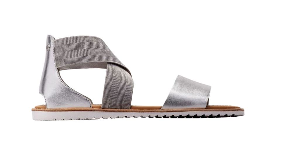 Sorel Ella Sandal Casual Sandals - Womens, Pure Silver, 5, 1843801034-5
