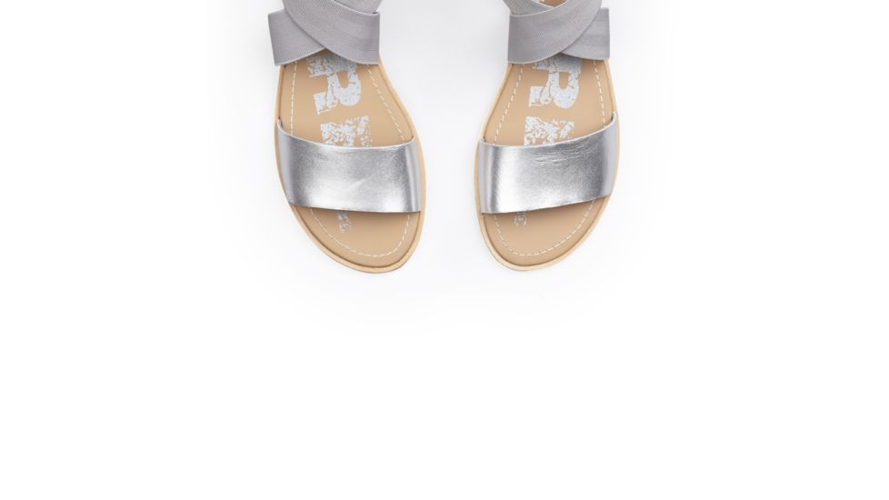 Sorel Ella Sandal Casual Sandals - Womens, Pure Silver, 11, 1843801034-11