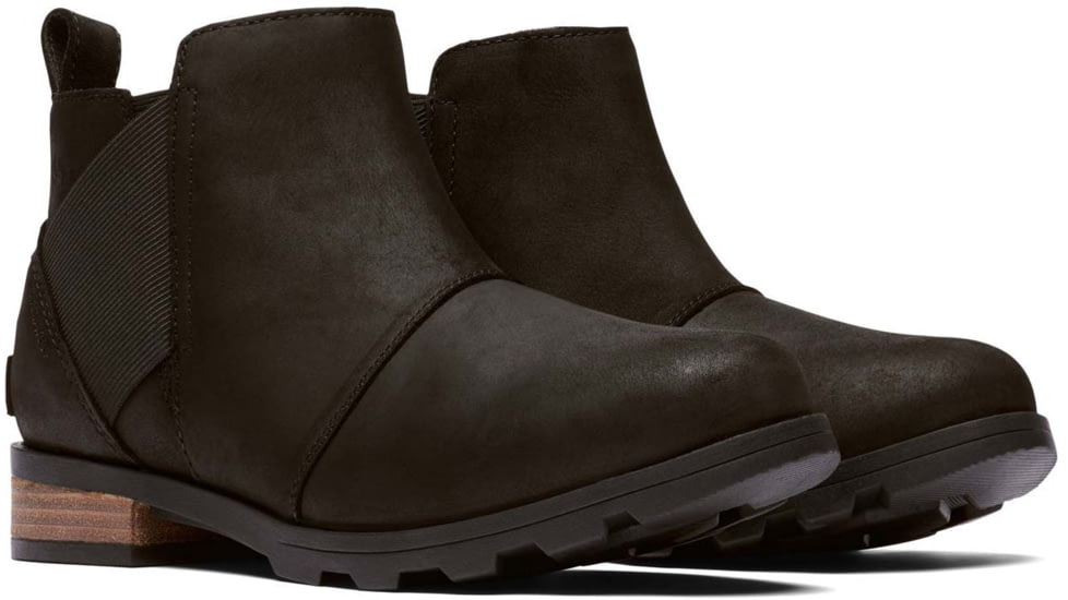 Sorel Emelie Chelsea Bootie - Womens, Black/Black, 5 US, 1749291010-5