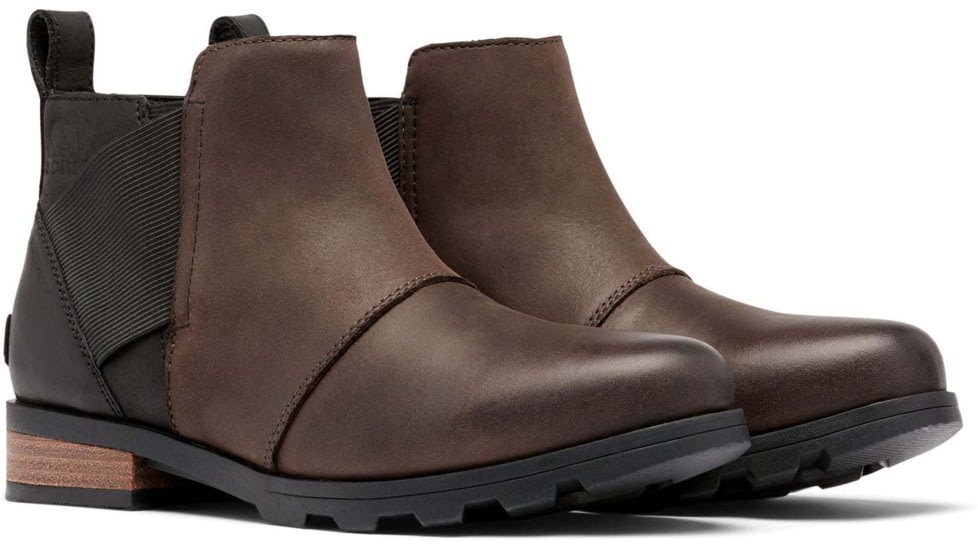 Sorel Emelie Chelsea Bootie - Womens, Blackened Brown, 7.5 US, 1920881205-7.5